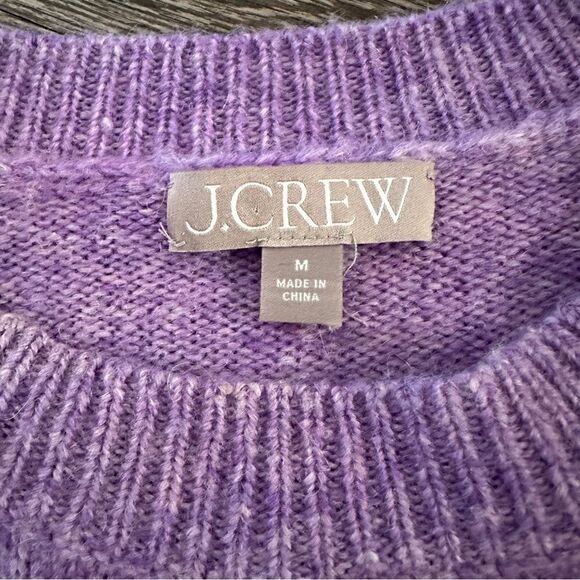 J. Crew Purple Crewneck Pullover Sweater - Picture 5 of 8